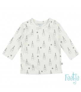 Feetje Longsleeve AOP - Milk Please