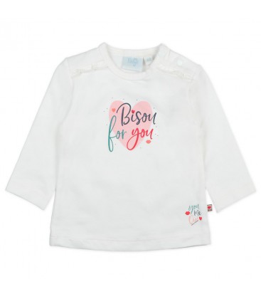 Feetje Longsleeve Bisou - Mon Petit