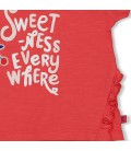 Feetje T-shirt Everywhere - Cherry Sweetness - Rood