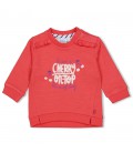 Feetje Sweater - Cherry Sweetness - Rood