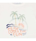 Feetje T-shirt - Here Comes The Fun - Wit