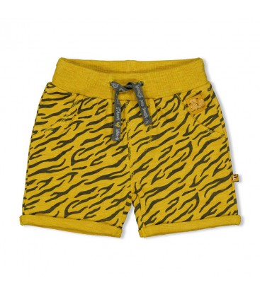 Feetje Short AOP - Go Wild - Okergeel melange