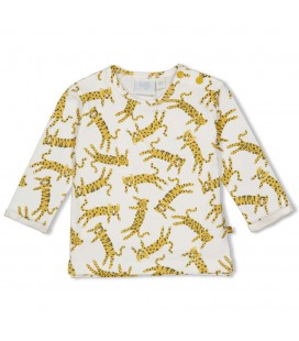 Feetje Longsleeve AOP - Go Wild - Offwhite