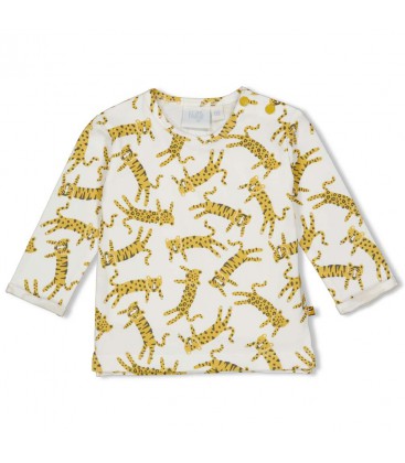 Feetje Longsleeve AOP - Go Wild - Offwhite