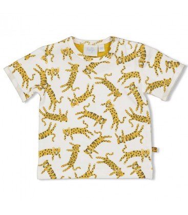 Feetje T-shirt AOP - Go Wild - Offwhite