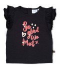 Feetje T-shirt So Glad - Leopard Love - Antraciet