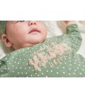 Feetje Sweater AOP - Hearts - Groen