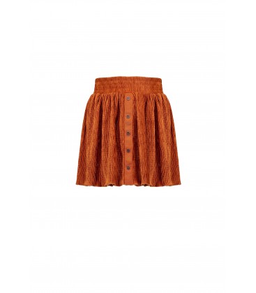 NoBell crincle velvet skirt with placket at front Nele