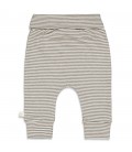 Feetje Broek streep - Little Croissant - Antraciet melange