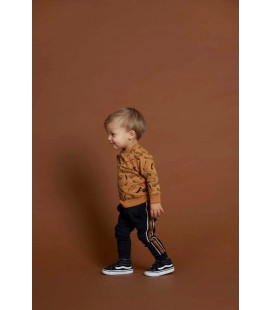 Feetje Sweater AOP - On A Roll - Geel
