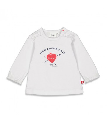 Feetje Longsleeve - Pomme D'Amour - Wit