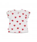 Feetje T-shirt AOP - Pomme D'Amour - Wit