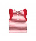 Feetje T-shirt streep - Pomme D'Amour - Rood