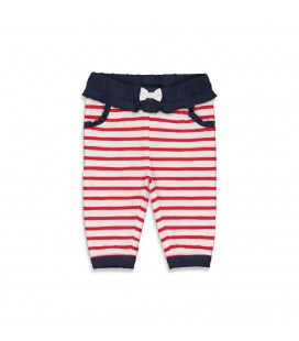 Feetje Broek streep - Pomme D'Amour - Rood