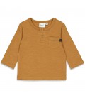 Feetje Longsleeve - No Waves, No Fun - Camel