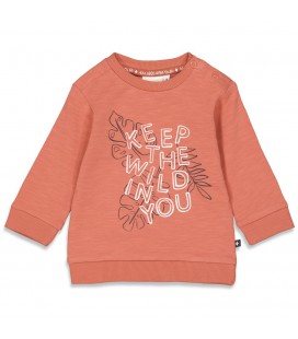 Feetje Sweater - Good Vibe Tribe - Brique