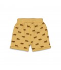 Feetje Short AOP - Hey Tiger - Okergeel