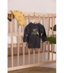 Feetje Longsleeve - Hey Tiger - Antraciet