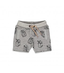 Feetje Short AOP - Cool Crew - Grijs melange