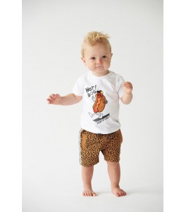 Feetje T-shirt Hot Dog - Cool Crew - Wit