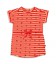 Feetje Jurk streep - Papaya Punch - Rood