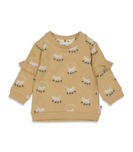 Feetje Sweater - Wild And Free - Zand