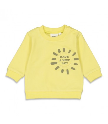 Feetje Sweater - Mr. Sunshine - Geel