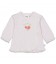 Feetje Longsleeve ruches - Berry Sweet - Wit