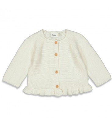 Feetje Vestje gebreid - Forever - Offwhite