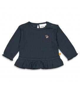 Feetje Longsleeve rib - Mini Muse - Marine