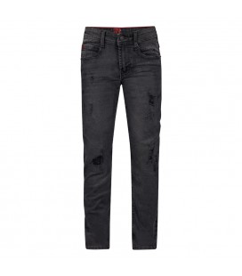 Retour Denim Wulf grey distressed - medium grey denim