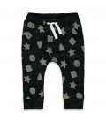 Feetje Broek AOP - You Make Me Smile - Antraciet melange