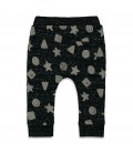 Feetje Broek AOP - You Make Me Smile - Antraciet melange