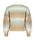NoBell Kes dropped sleeve knited sweater gradient effect - Minty Grey