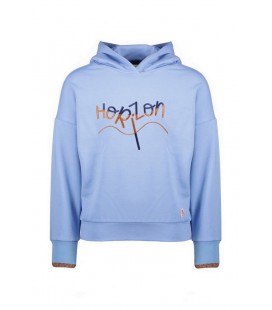 NoNo KumyB hooded sweater Horizon embroidery - Lavender