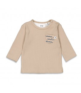 Feetje Longsleeve - Cool As Ever - Taupe