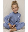 Feetje Wafel Pyjama Blue melange