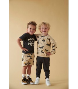 Sturdy Sweater AOP - Tiki Island - Zand