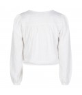 Indian bluejeans Cropped Shirt Longsleeve - White