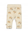 Feetje Broek AOP - Beach Days - Offwhite melange