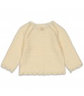 Feetje Vestje gebreid - Bloom - Offwhite