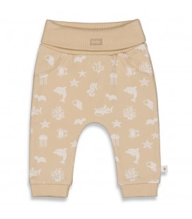 Feetje Broek AOP - Ocean Child - Zand