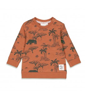 Feetje Sweater - Wild One - Brique