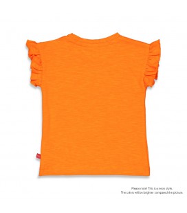Feetje T-shirt - Sunny Days - Neon Oranje