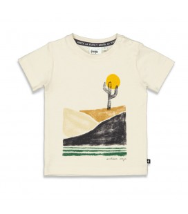 Feetje T-shirt - Tiki Island - Offwhite
