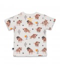 Feetje T-shirt AOP - Yeehaw - Offwhite