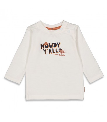 Feetje Longsleeve - Yeehaw - Offwhite