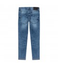 Indian bluejeans Blue Jay Tapered Fit - Damaged Medium Denim