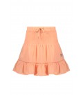NoNo Noor solid short skirt with smocked waistband - Melon