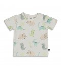 Feetje T-shirt AOP - Cool-A-Saurus - Offwhite